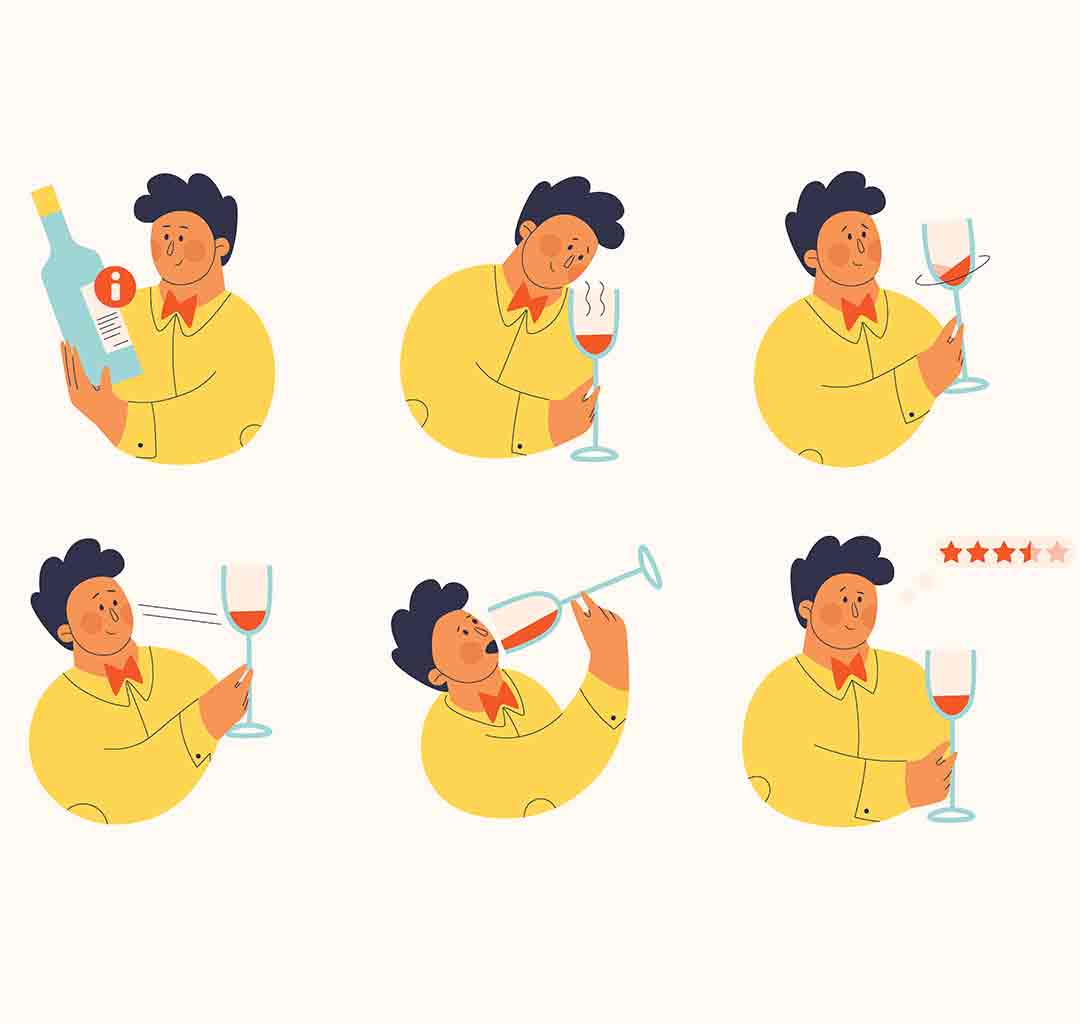 วิธีดื่มไวน์