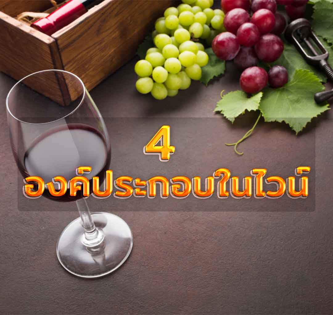 4 องค์ประกอบในไวน์